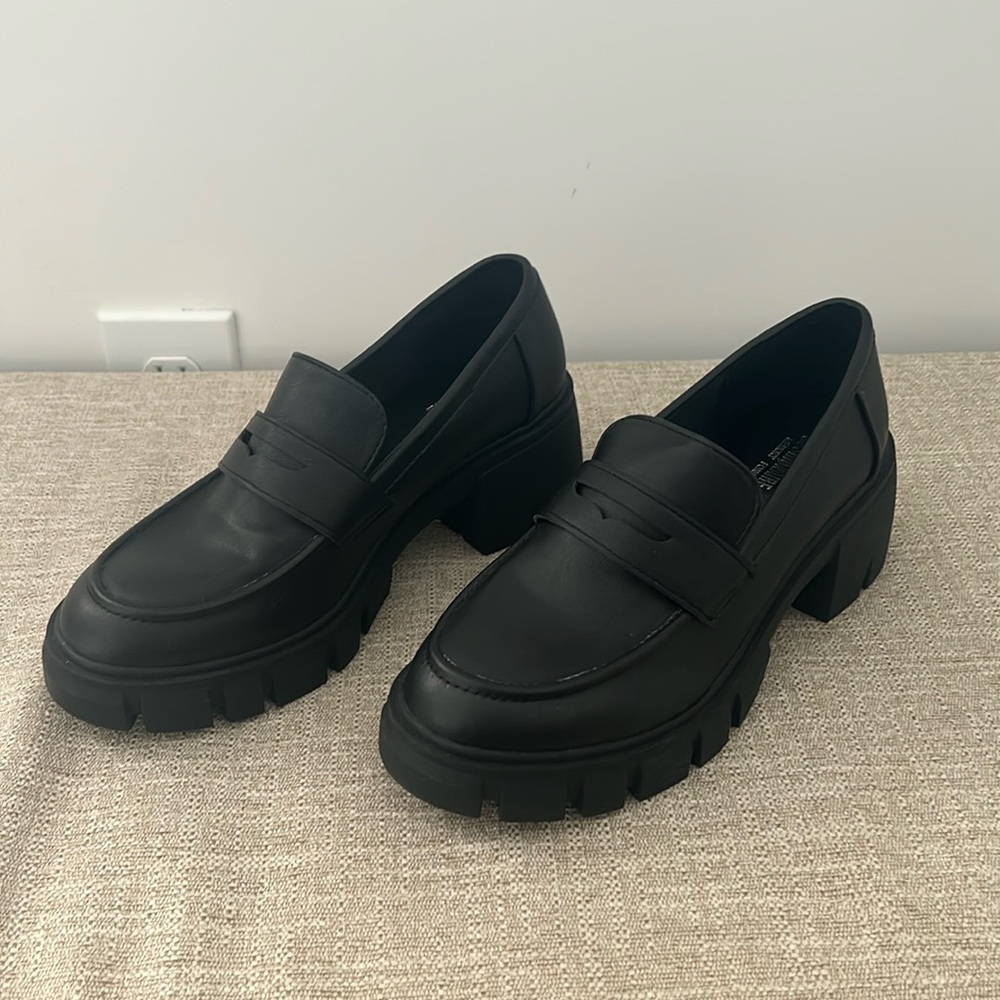 2” chunky platform penny loafer
